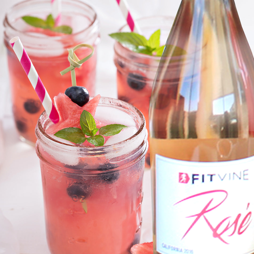 Watermelon Rosé Slushies