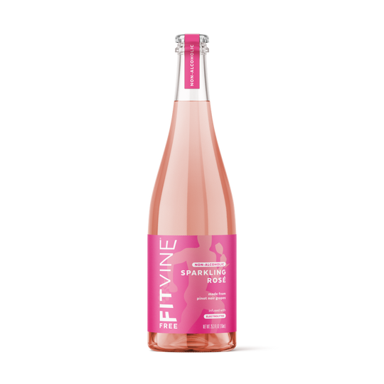 FitVine Free - Sparkling Rosé Non-Alcoholic Wine